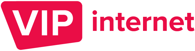 VIP Internet logo rood